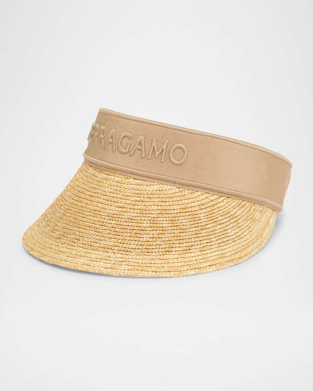Logo-Band Straw Visor